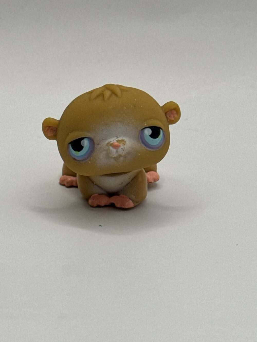 Hasbro Littlest Pet Shop LPS No. 45 Brown Hamster Figure